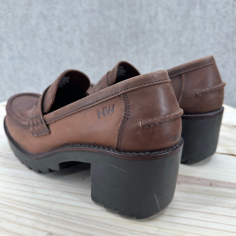 Nine West Mockenzie Bratz 10 M Chunky Platform Penny Loafers Lug Sole Block Y2K - Picture 3 of 14